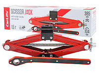 Домкрат ромбовий CarLife SJ226 (104мм — 385 мм) з тріскачкою на 1,5т.