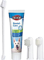 2561 Trixie Зубная паста с щетками для собак, 1 шт