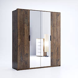 Шафа 4Д (дзеркало) спальня Квадро MiroMark (Миромарк)