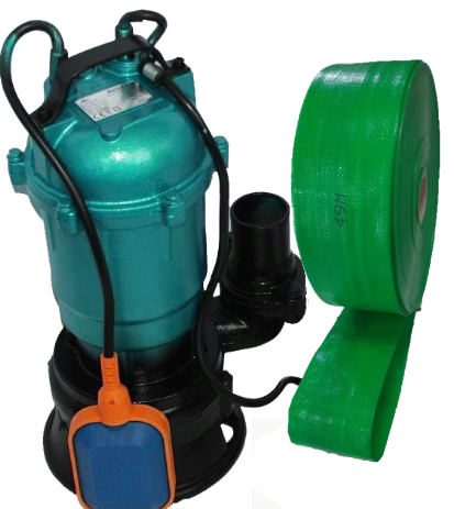 Фекальний насос із подрібнювачем + шланг 50 мм (GR) POLAND (DELTA 1100), фото 1