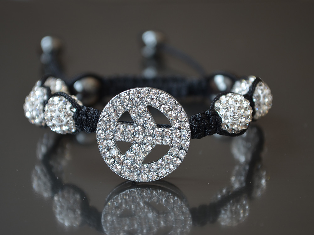 Браслет Peace Шамбала, кристал, фото 1