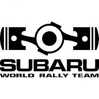 Вінілова наклейка на автомобіль - Subaru World Rally Team