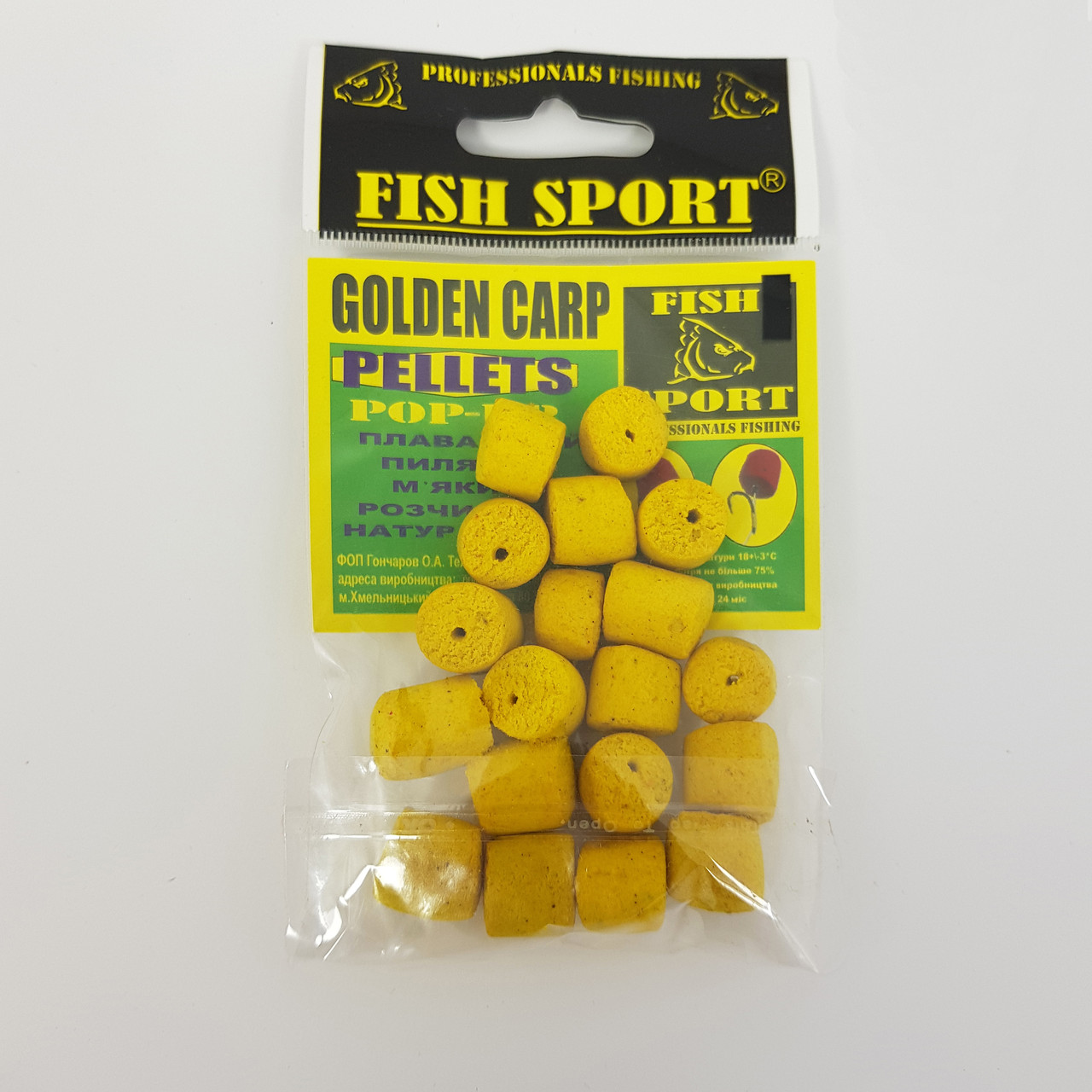 Пелетс POP-UP пилячий Fish Sport (мед) 12мм