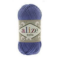 Alize BELLA 100 (Белла 100) № 333 ярко-синий (Пряжа хлопок, нитки для вязания)