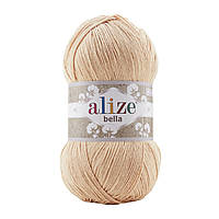 Alize BELLA 100 (Белла 100) № 417 телесный (Пряжа хлопок, нитки для вязания)