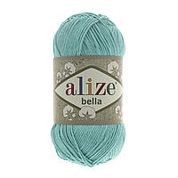 Alize BELLA 100 (Белла 100) № 477 бирюзовый (Пряжа хлопок, нитки для вязания)