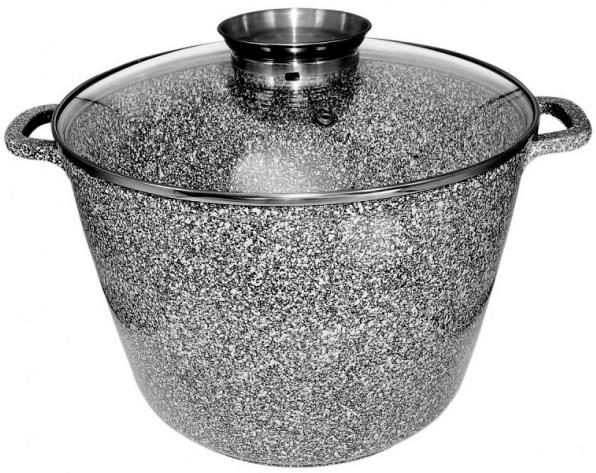 Каструля Казан UNIQUE UN-5220 10 л 28*20cm з кришкою з гранітним покриттям