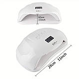 Професійна UV/LED лампа SUN plus X для сушіння гелю і гель-лаку на дві руки, 72 Вт., фото 5