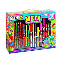 Scentos Ароматний набір для творчості — МЕГАКРЕАТИВ (фломастери, олівці, ручки, маркери)