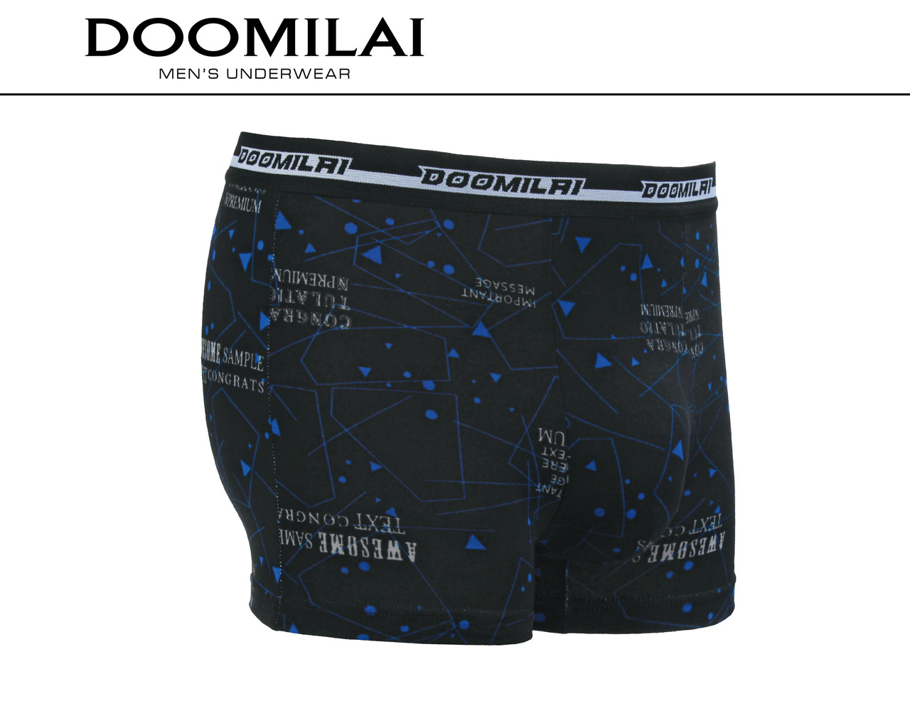 Чоловічі боксери стрейчеві з бамбука «DOOMILAI» Арт.D-01406