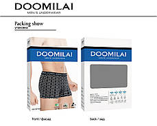 Чоловічі боксери стрейчеві з бамбука «DOOMILAI» Арт.D-01442, фото 3