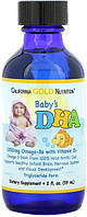Омега 3 для дітей California Gold Nutrition ДГК для дітей, омега-3 з вітаміном D3, 1050 мг, 59 мл