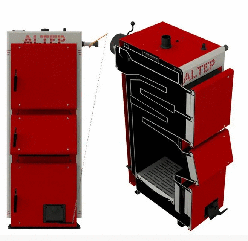 33 кВт Котел довготривалого горіння 6 мм сталь Altep Duo Uni Plus, Комплект "Ручний"