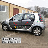 Молдинги на двері для Smart 454 ForFour 2004-2006, фото 3