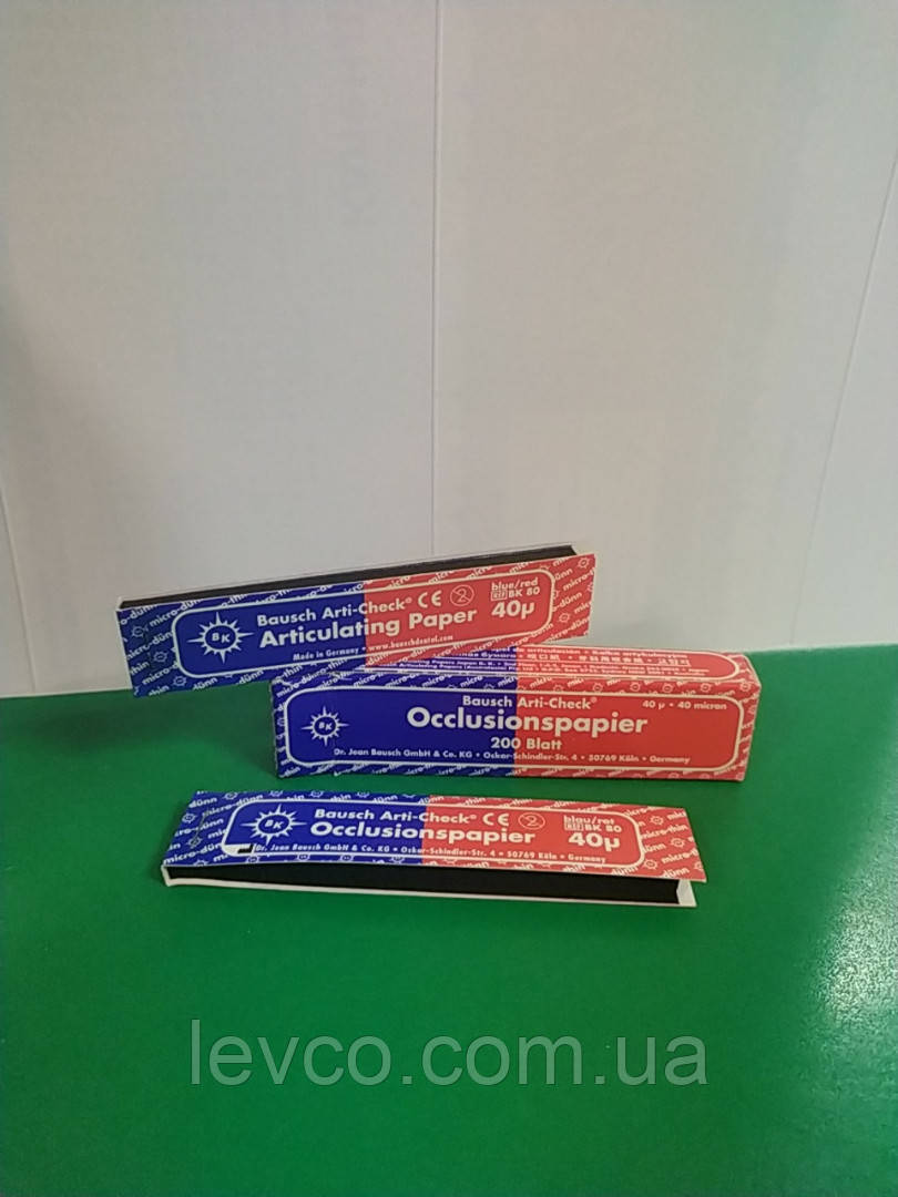 КАЛЬКА БАУШ 200ШТ ВК 80.BK 80 ЧЕРВОНО СИНЯ ФРН 40 МІКРОН.40МК,ВК БК 80 Копірка Bausch BAUSCH пряма кр|сін. 40л, фото 1