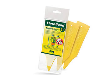 Інсектицид FLORABAND – клейкі стрілки для захисту рослин від комах (5 шт/упаковка)