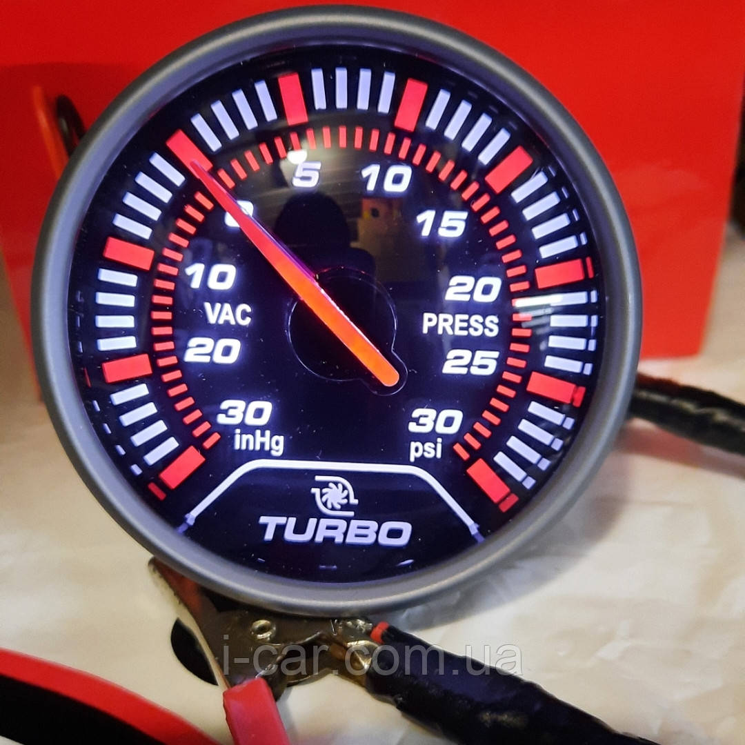 6607 LED Тиск турбіни на ніжці, тонкий стрілочний діам.60мм.чорний в корпусі