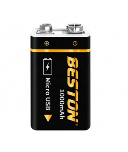 Акумулятор Beston USB крона 9v Li-ion 1000mAh