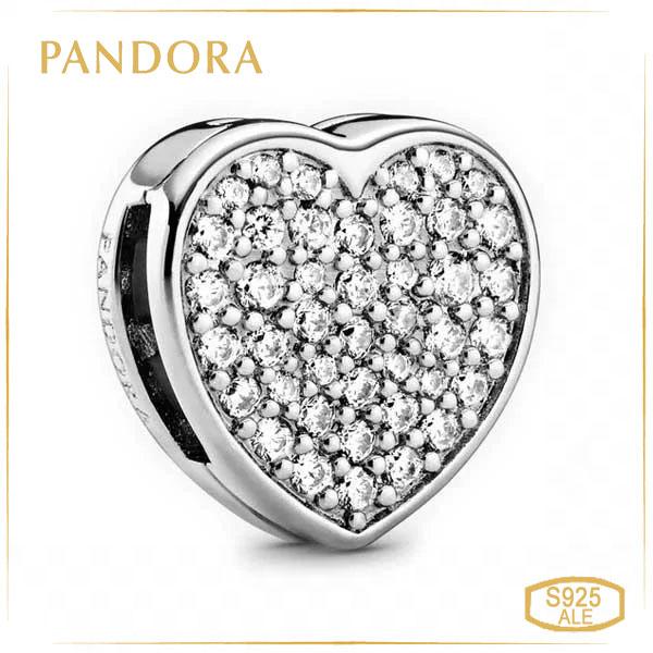 Пандора Клипса Reflex Сердце Pave Pandora 798684C01