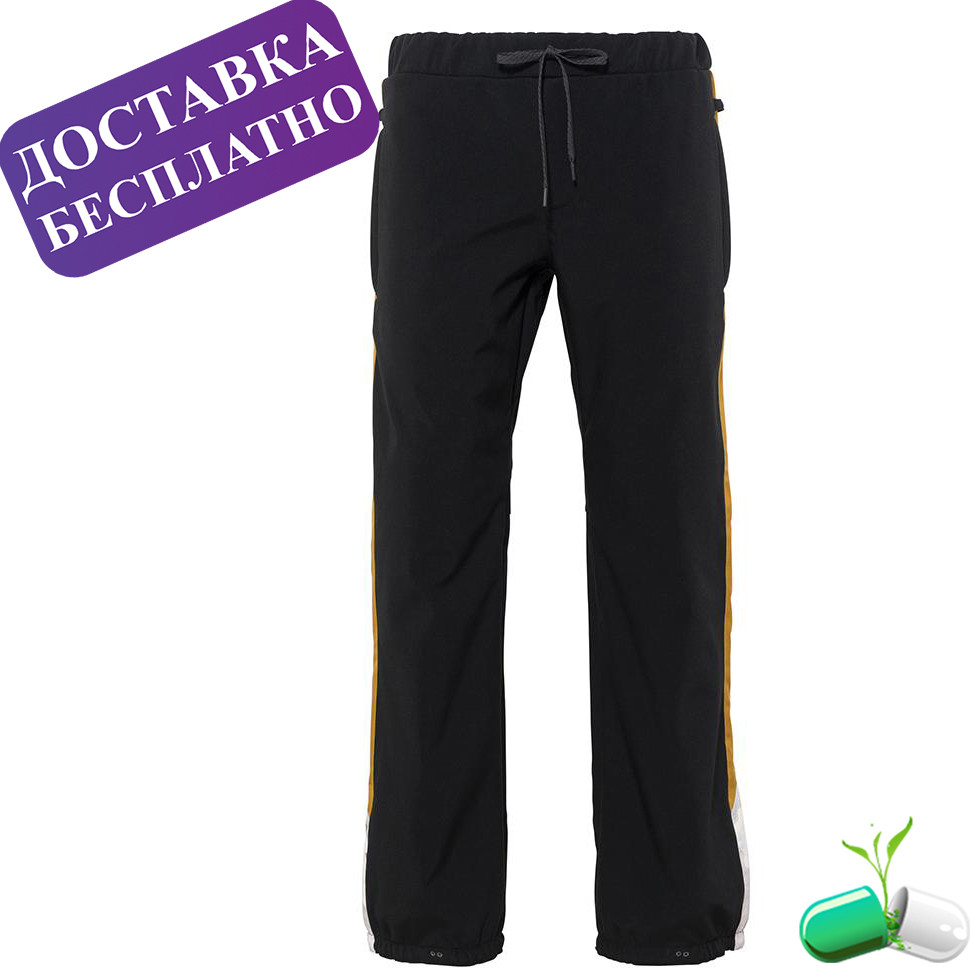 Лижні штани та сноубордичні штани 686 Waterproof Track Pant (Black) L, фото 1