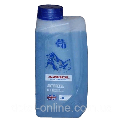Рідина охолоджуюча AZMOL Antifreeze G-11 (кан. 1л) синій