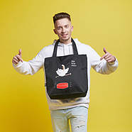 Еко-сумка з Гусем "Ща все рішу" L, фото 5