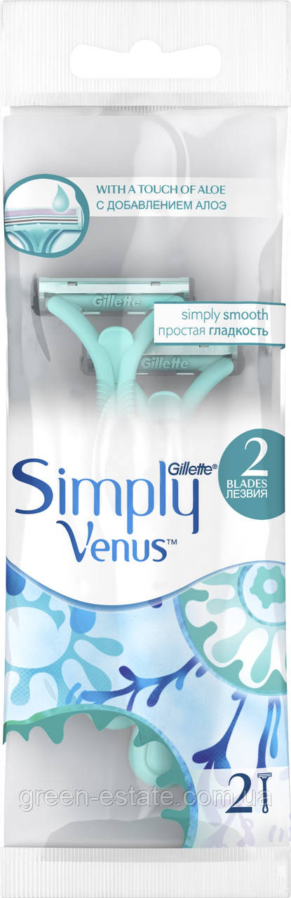 Станок для гоління Gillette Venus Simply 2 леза 4 шт.