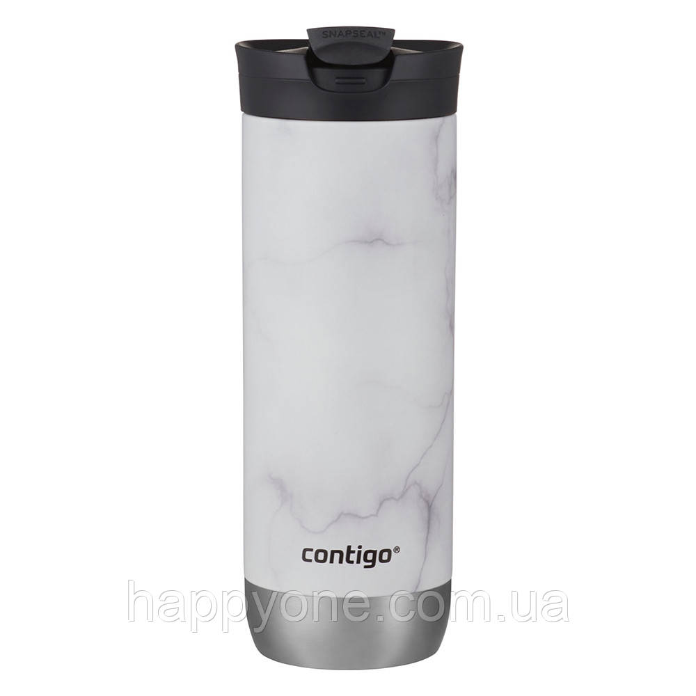 Термокружка Contigo Huron New Couture Snapseal White Marble (590 мл)