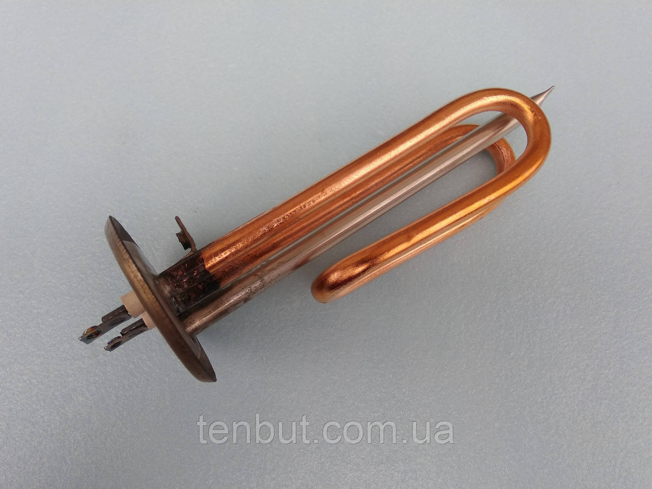 Мідний тен для бойлера Grunhelm 1.5 кВт. / 220 В./Ø-62мм. виробник Україна, фото 1