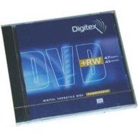 Диски DVD+RW DIDGITEX SLIM BOX 4,7 gb 4x - фото 1 - id-p1219635516