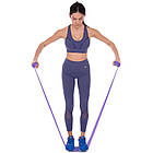 Стрічка еластична для фітнесу та йоги CUBE FRB-001-1_5 1,5 м Violet, фото 4