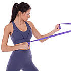 Стрічка еластична для фітнесу та йоги CUBE FRB-001-1_5 1,5 м Violet, фото 5