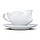 Чашка з блюдцем Tassen "Поцілунок" (200 мл), фарфор, фото 4