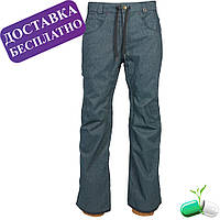 Лижні штани та штани для сноуборда 686 STRETCH REBEL SHELL, (NAVY INDIGO DENIM)