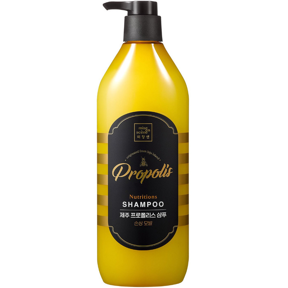 Поживний шампунь для волосся з прополісом Mise En Scene Jeju Propolis Nutritions Shampoo 780 мл