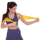 Стрічка еластична для фітнесу та йоги CUBE FI-6256-1_5 1,5 м Yellow, фото 5