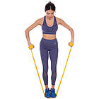 Стрічка еластична для фітнесу та йоги CUBE FI-6256-1_5 1,5 м Yellow, фото 4