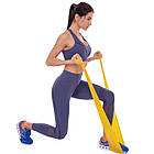 Стрічка еластична для фітнесу та йоги CUBE FI-6256-1_5 1,5 м Yellow, фото 6