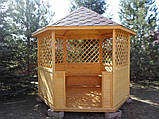 Дерев'яна альтанка шестигранна ШБ-3, фото 2