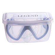 Маска для плавания в пластиковом боксе Legend (M269-PVC), фото 7