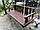 Садові гойдалки дерев'яні, підвісний диван-гойдалка з перголой з Модрини, фото 5
