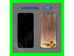 Дисплей Samsung A305 Black А30 2019 (GH82-19202A) сервісний оригінал (переклеєне скло)