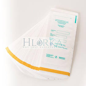 Пакет для парової, повітряної, этиленоксидной стерилізації БІЛИЙ 100х250 (крафт) 1шт