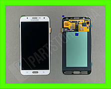 Дисплей модуль Samsung SM J700 OLED J7 White 2015