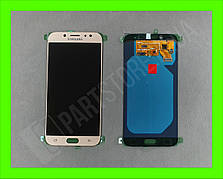 Дисплей модуль Samsung SM J730 OLED J7 Gold 2017