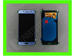 Дисплей модуль Samsung SM J730 OLED J7 Silver 2017