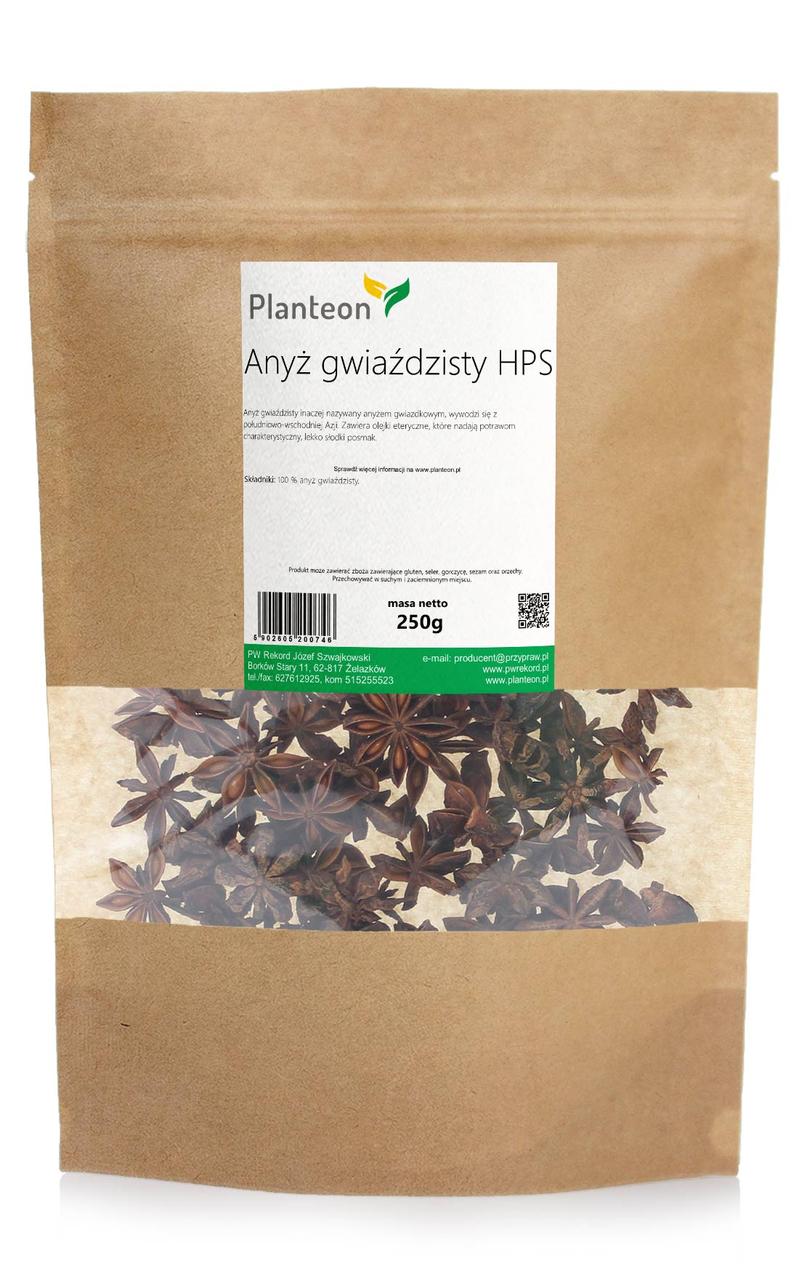 Бадьян (Аніс зірчастий) цілий HPS 250 г, PL