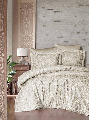 Білизна постільна білизна First Choice SATIN "Lima Sutlu Kahve" S 251, фото 1