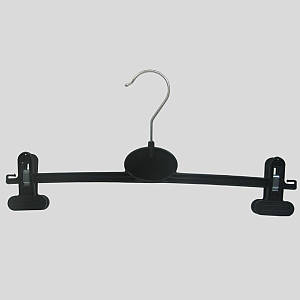 Плічка пластикові з металевим гачком для штанів і спідниць 26 см