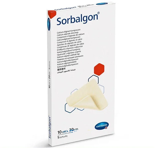 Sorbalgon 10х20см - Пов'язка з кальцій-альгінатом